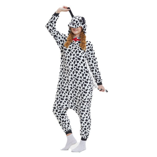Spotted Dog Onesie Animal Pajamas Adult Kigurumi Party Costumes