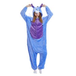 Winnie the Pooh Onesie Eeyore Donkey for Adult Animal Kigurumi Pajama Party Costumes