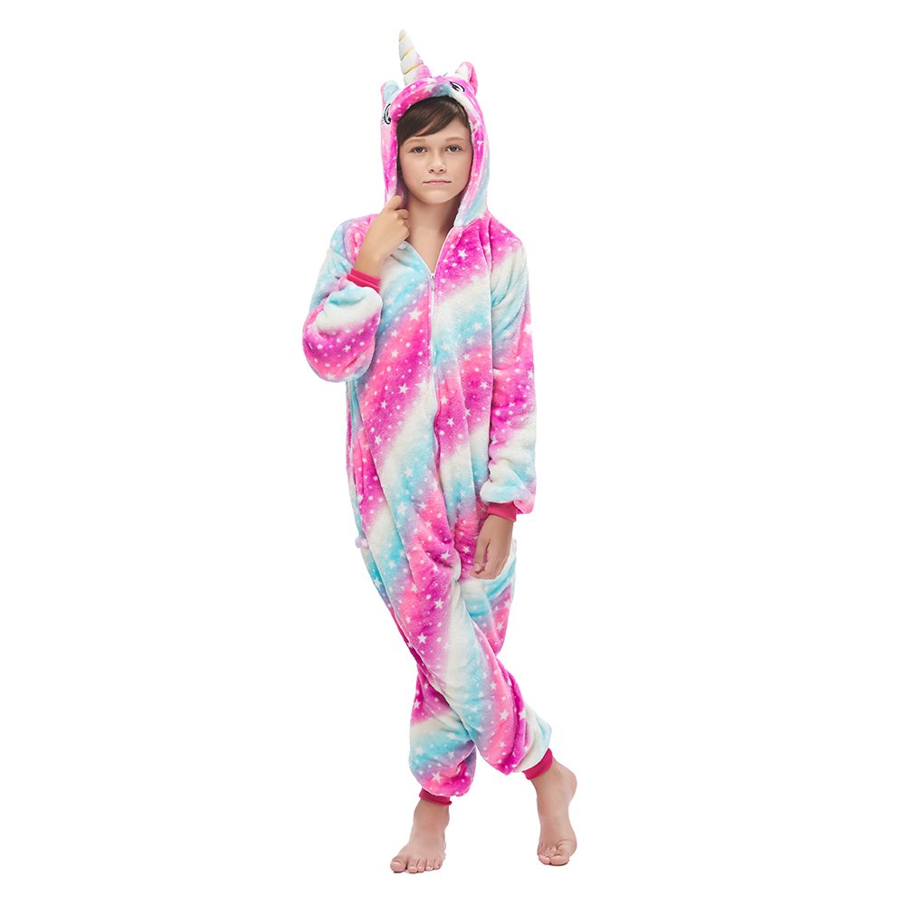 Animal Costume for Kids Girls Unicorn Pajamas Onesie 